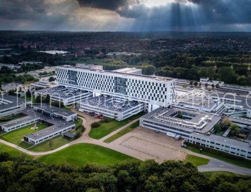 Kolding Sygehus Luftfoto